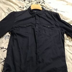 Calvin Klein Black Collar Shirt